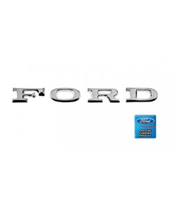 MUSTANG 67 Insigne "FORD" Set de 4 lettres avec clips pour capot