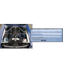 FORD MUSTANG 1967/68 KIT DE PROPRETE INOX SOUS CAPOT