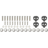 FORD MUSTANG 1967/68 KIT DE PROPRETE INOX SOUS CAPOT