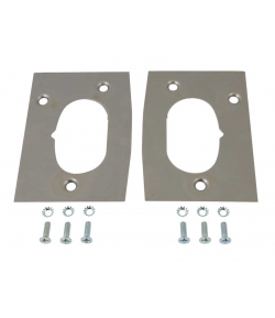 FORD MUSTANG 1967/68 PLAQUE DE PROPRETE SERRURE DE PORTE