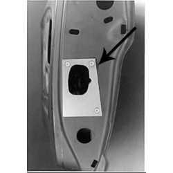 FORD MUSTANG PLAQUE PROPRETE SERRURE DE PORTE 1967/68