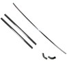Kit baguettes chrome lunette arrière - Ford MustangCoupe 1965-66