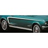 Bandes adhésives "GT" couleur Gold - Ford Mustang 1968