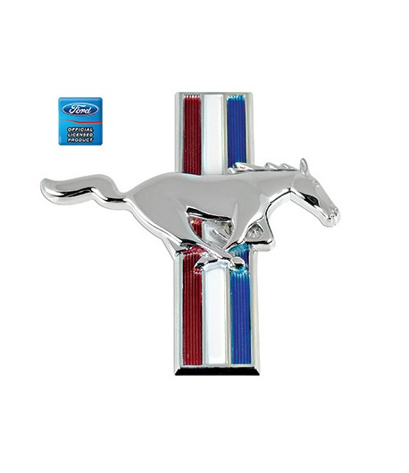 Emblème d'aile avant droit - Ford Mustang 64/66