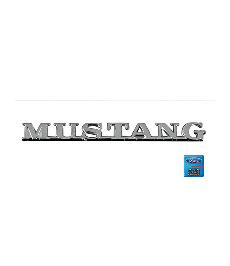 Emblème "Mustang" aile avant - Ford Mustang 1965-66