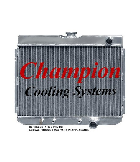 RADIATEUR CHAMPION EN ALUMINIUM 3-RANGS MUSTANG 1967-70