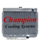 RADIATEUR CHAMPION EN ALUMINIUM 3-RANGS MUSTANG 1967-70