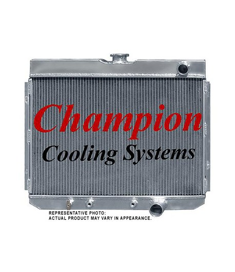 RADIATEUR CHAMPION EN ALUMINIUM 2-RANGS MUSTANG 1967-70