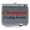 RADIATEUR CHAMPION EN ALUMINIUM 2-RANGS MUSTANG 1967-70