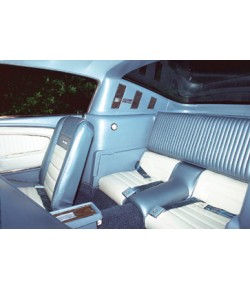 KIT INTERIEUR CONVERTIBLE MUSTANG 1967, INTERIEUR STANDARD NOIR