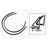 67/68 PAIRE DE JOINT DE FINITION ENTRE CUSTDOD ET PORTE
